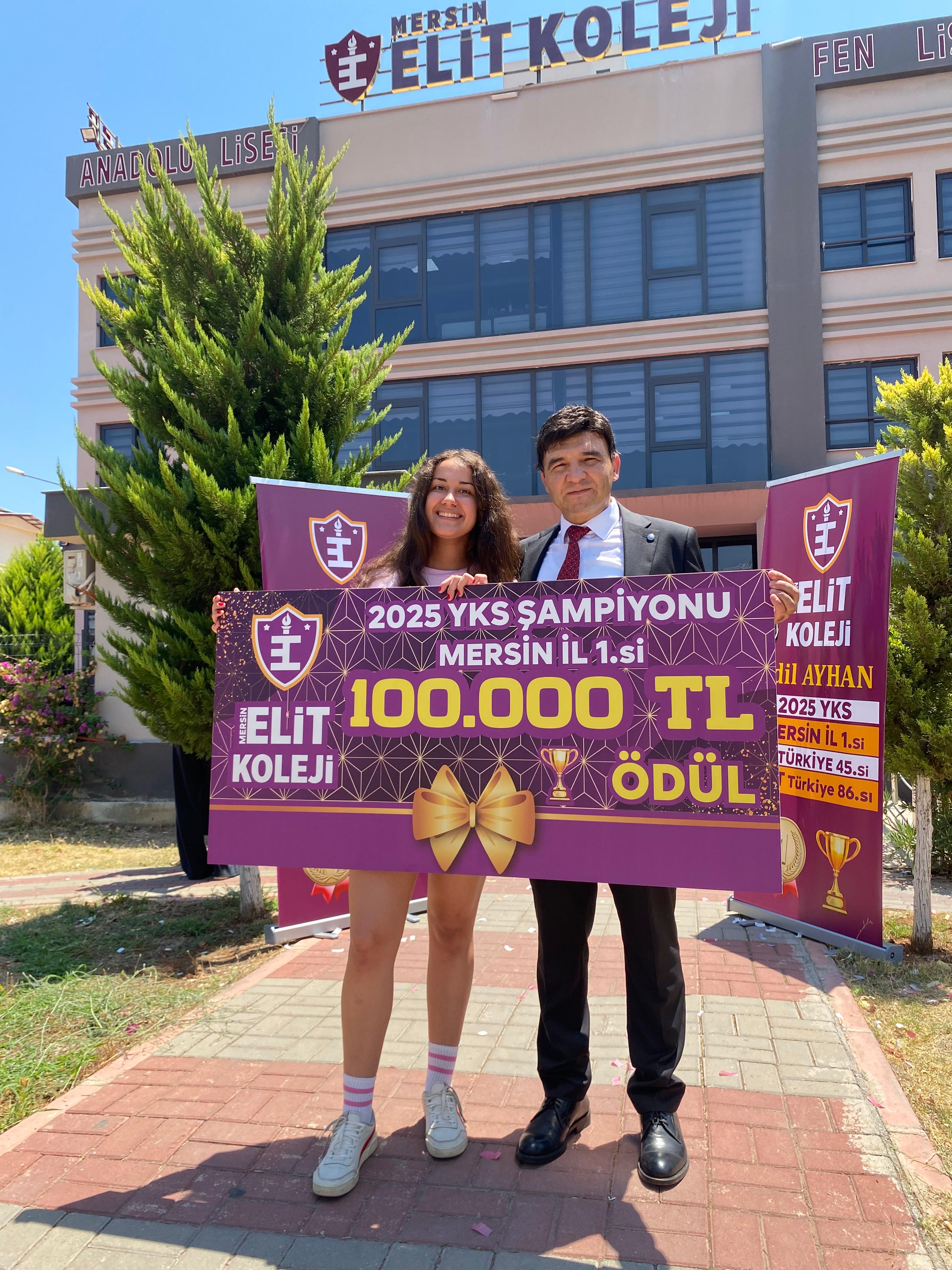 YKS MERSİN BİRİNCİSİ İDİL AYHAN